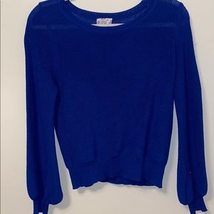Royal blue sweater